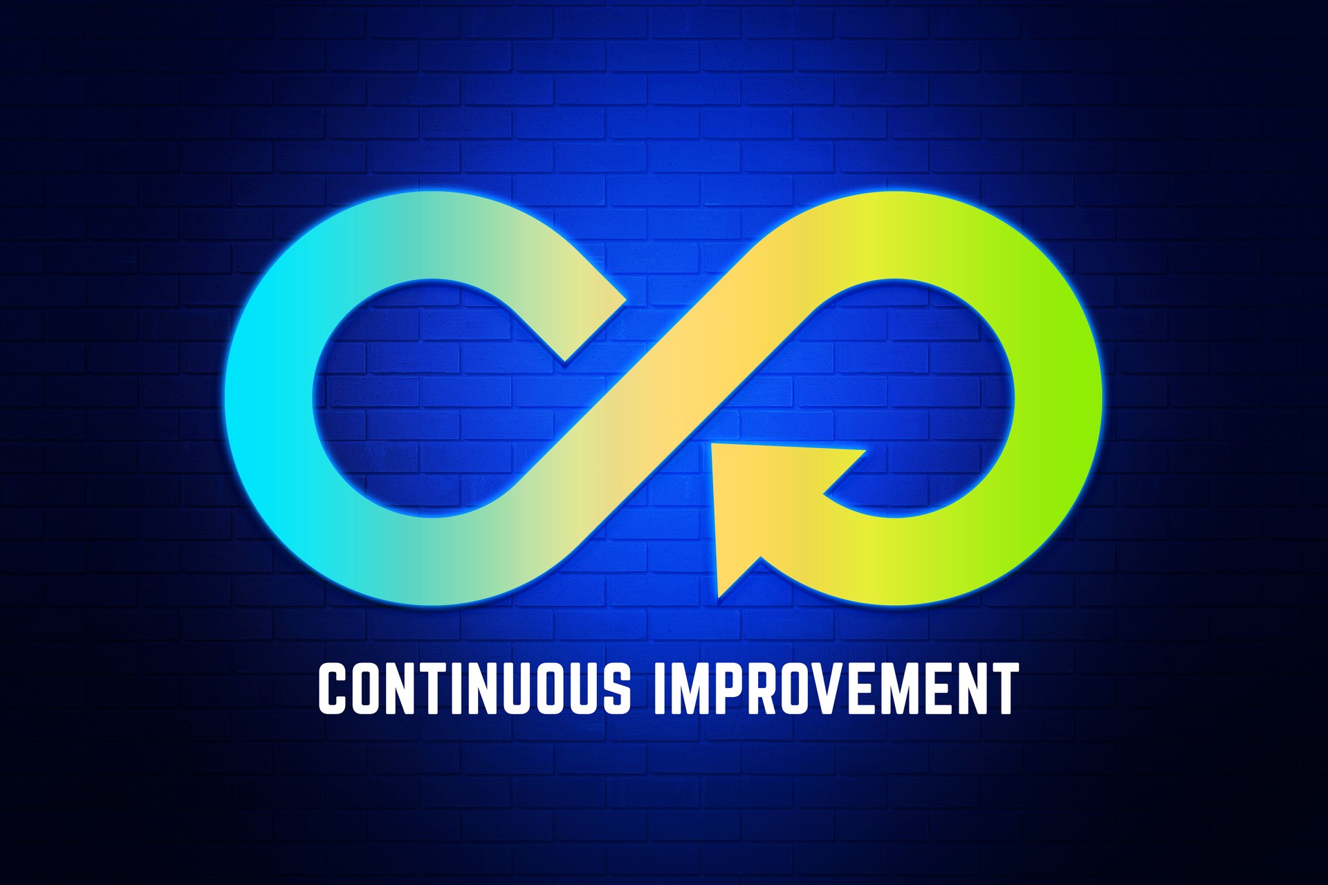 Continuous Improvement Infinity Loop Concept 3D