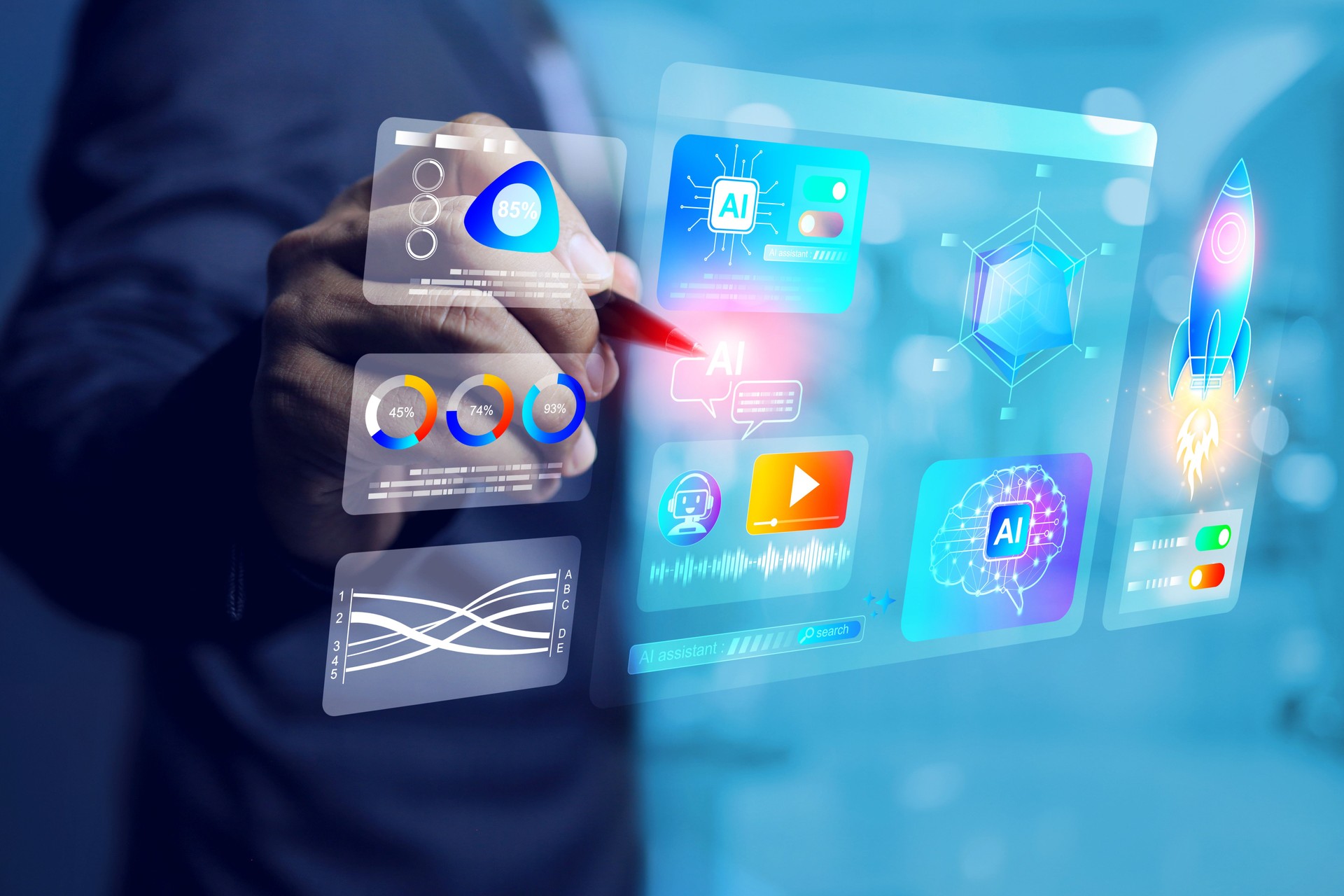 analyzing business data information